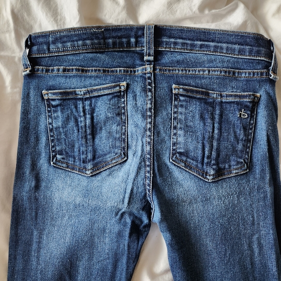 Rag & Bone Blue skinny jeans SIZE 26 - Picture 3 of 4